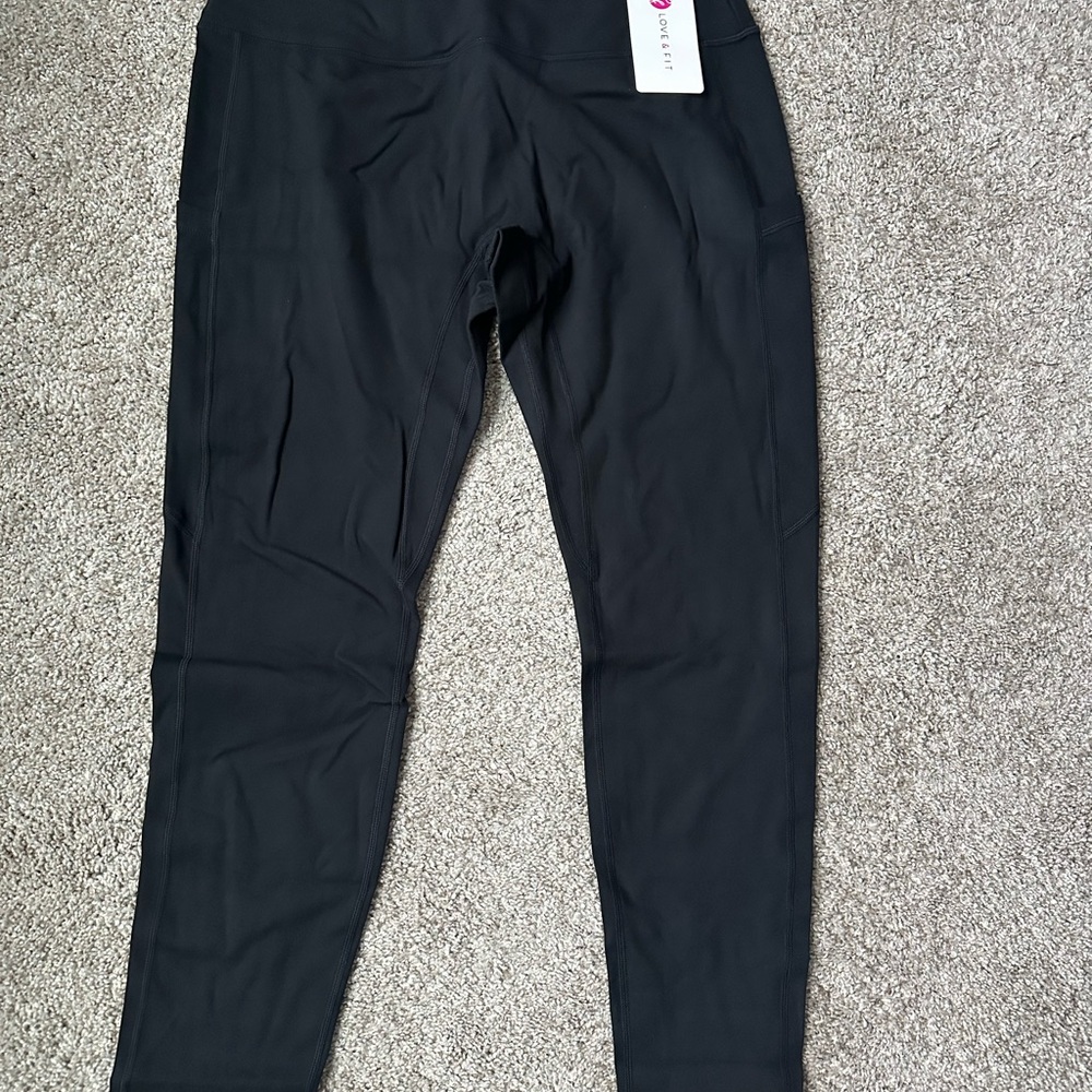 COPY - Love & Fit black gripping leggings